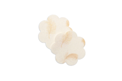 Jednorazowe osłonki (4 PARY) PS-04 Julimex beżowe w kształcie kwiatka