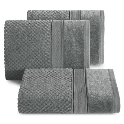 Ręcznik bawełniany JESSI 90x150 Eurofirany stalowy
