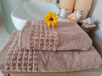 Ręcznik kąpielowy Larisa 50x100 beżowy