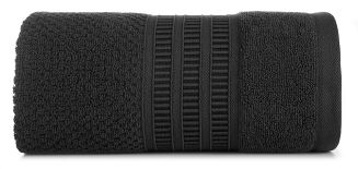 Ręcznik bawełniany ROSITA 70x140 Eurofirany czarny