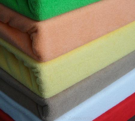 Prześcieradła frotte z gumką