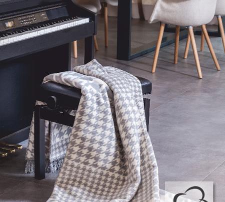 Koce bawełniano-akrylowe