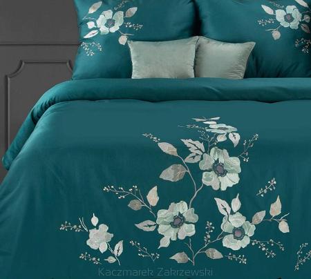 Pościel satynowa haftowana