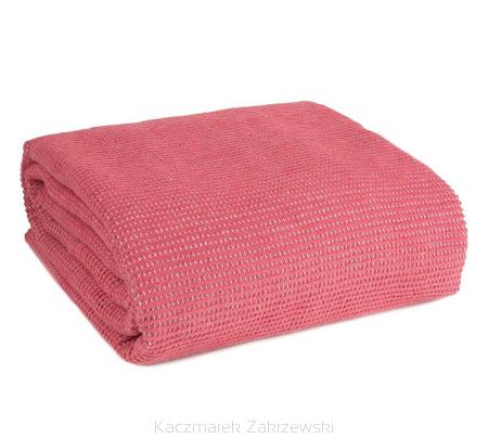 Koce bawełniano-akrylowe jednokolorowe