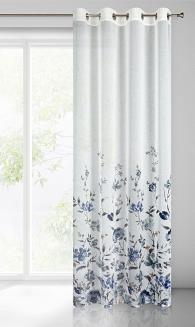 Zasłona gotowa na przelotkach KALIA 140x250 Eurofirany biały