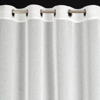 Zasłona gotowa na przelotkach KALIA 140x250 Eurofirany biały