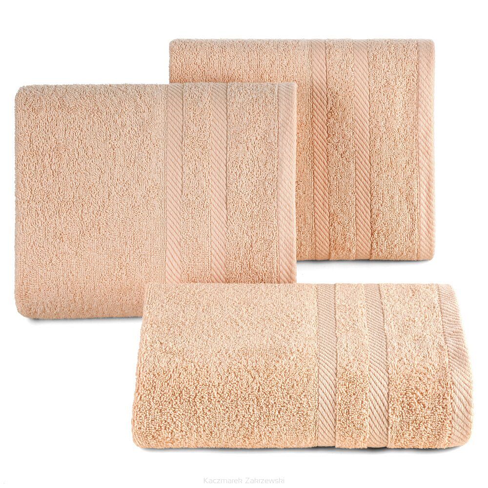 Ręcznik bawełniany MILO 70x140 Eurofirany jasnopomarańczowy