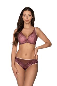 Biustonosz GAIA Push Up Irene 1183 bordowy