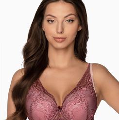 Biustonosz GAIA Push Up Irene 1183 bordowy