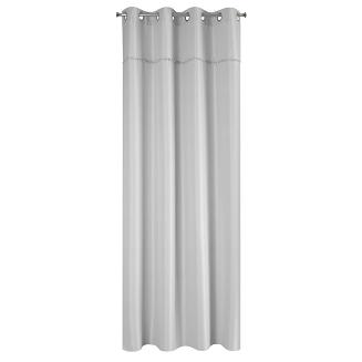 Zasłona gotowa na przelotkach DEFNE 135x260 Eurofirany szary