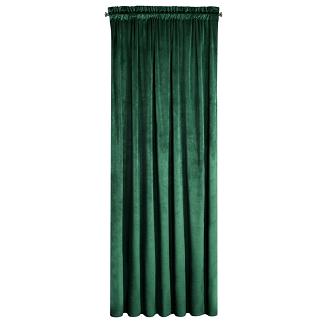 Zasłona gotowa na taśmie MELANIE 140x270 Eurofirany butelkowy zielony