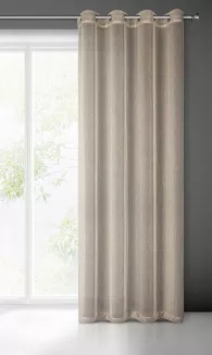 Zasłona gotowa na przelotkach ADELA 140x250 Eurofirany beżowy