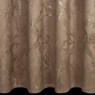 Zasłona gotowa na przelotkach RAJA 140x250 Eurofirany brązowy