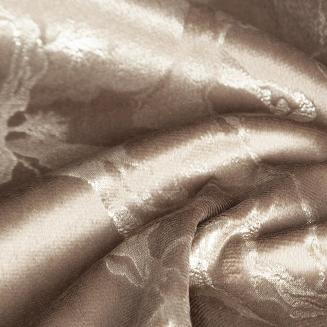 Zasłona gotowa na przelotkach RAJA 140x250 Eurofirany brązowy