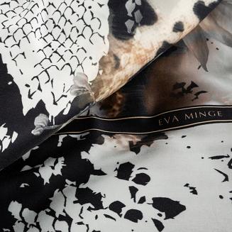 Pościel satynowa EVA 200x220 Eva Minge Eurofirany jasnobrązowy