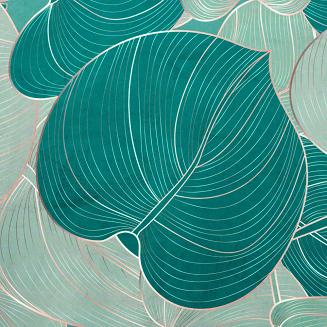 Firana gotowa na przelotkach SALVIA4 140x250 Eurofirany szałwiowy