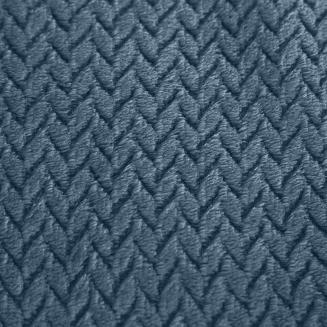 Koc narzuta na łóżko CINDY-3 150x200 niebieski