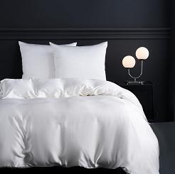 Pościel jedwabna 160x200 jedwab morwowy biała