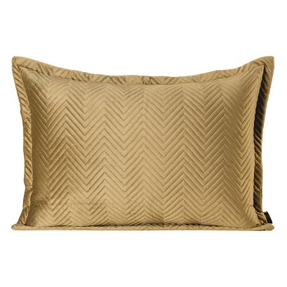 Poszewka dekoracyjna SOFIA 50x70 Eurofirany miodowa welwetowa