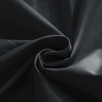 Prześcieradło satyna bawełniana z gumką 120x200 SIN czarne