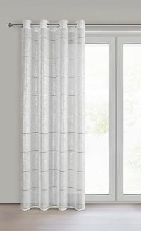 Firana gotowa na przelotkach KATY 140x250 Eurofirany biały