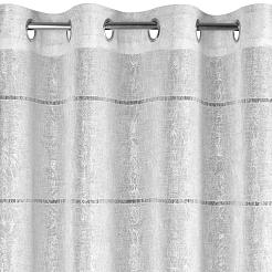 Firana gotowa na przelotkach KATY 140x250 Eurofirany biały