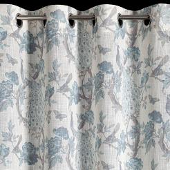 Zasłona gotowa na przelotkach EMERA 140x250 Eurofirany naturalny