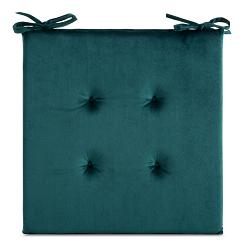 Poduszka na krzesło GAJA 40x40x3 Eurofirany ciemnoturkusowy