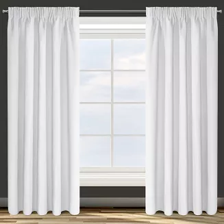 Zasłona gotowa na taśmie PARISA 140x270 Design91 biały