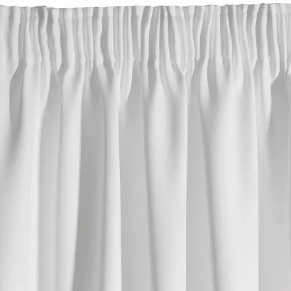 Zasłona gotowa na taśmie PARISA 140x270 Design91 biała