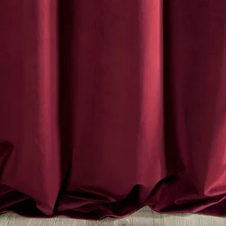 Zasłona gotowa na taśmie VILLA 140x270 Eurofirany bordowy