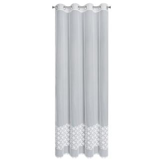 Zasłona gotowa na przelotkach LIWIA 140x250 Eva Minge Eurofirany biały