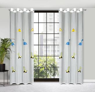 Firana gotowa na przelotkach DINO 140x250 Eurofirany biały