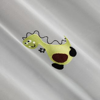 Firana gotowa na przelotkach DINO 140x250 Eurofirany biały