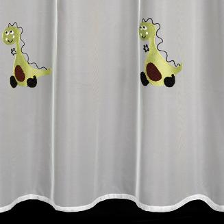 Firana gotowa na przelotkach DINO 140x250 Eurofirany biały