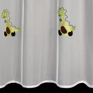 Firana gotowa na przelotkach DINO 140x250 Eurofirany biały