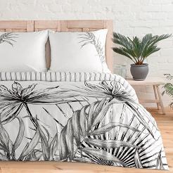 Pościel z makosatyny PALOMA 220x200 Eurofirany biały