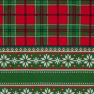 Komplet pościeli świąteczny POS 140x200 Eurofirany zielony