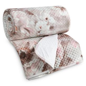 Narzuta dekoracyjna FLORINA 210x170 pudrowy