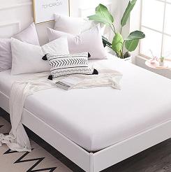 Prześcieradło jersey z gumką 90x200 białe