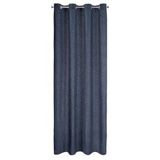 Zasłona gotowa na przelotkach ZAS 140x250 Pierre Cardin Eurofirany granatowy
