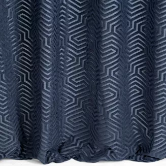 Zasłona gotowa na przelotkach ZAS 140x250 Pierre Cardin Eurofirany granatowy