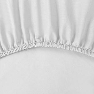 Prześcieradło satynowe z gumką BASIC 140x200x30 Eurofirany biały