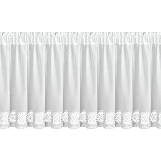 Firana gotowa na taśmie LILA 150x40 Eurofirany biały