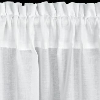 Firana gotowa na taśmie LILA 150x40 Eurofirany biały