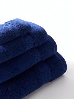 Ręcznik bawełniany Leo 30x30 granatowy