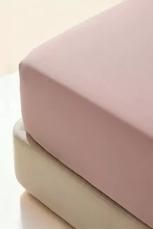 Prześcieradło polarowe z gumką MIŚ Fluffy 160x200 mikrofibra różowe