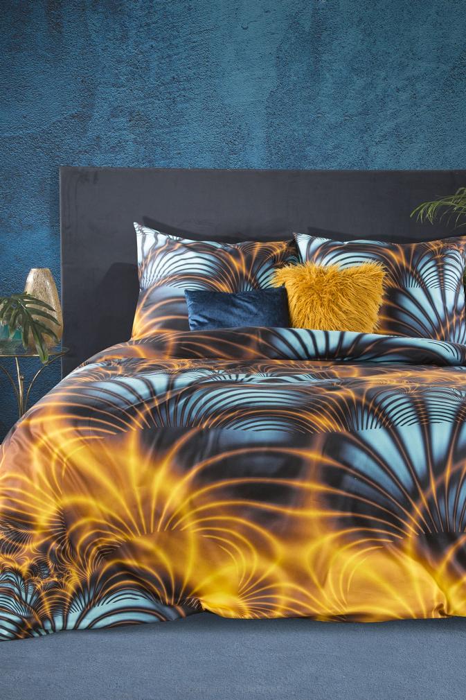 Pościel satynowa ELIZIA 160x200 Eva Minge Eurofirany wielokolorowy