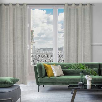 Zasłona gotowa na przelotkach AMARI 140x250 Eurofirany beżowy