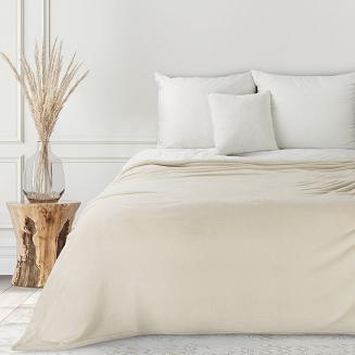 Koc narzuta CLARISSA 150x200 Eurofirany kremowy